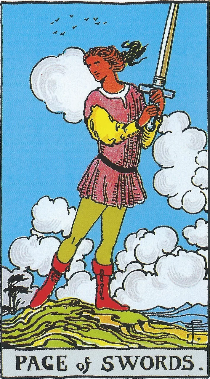 Page of Swords Tarot Card Meaning