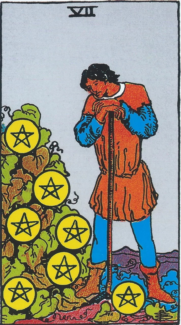 7 Pentacles Tarot Card Meaning